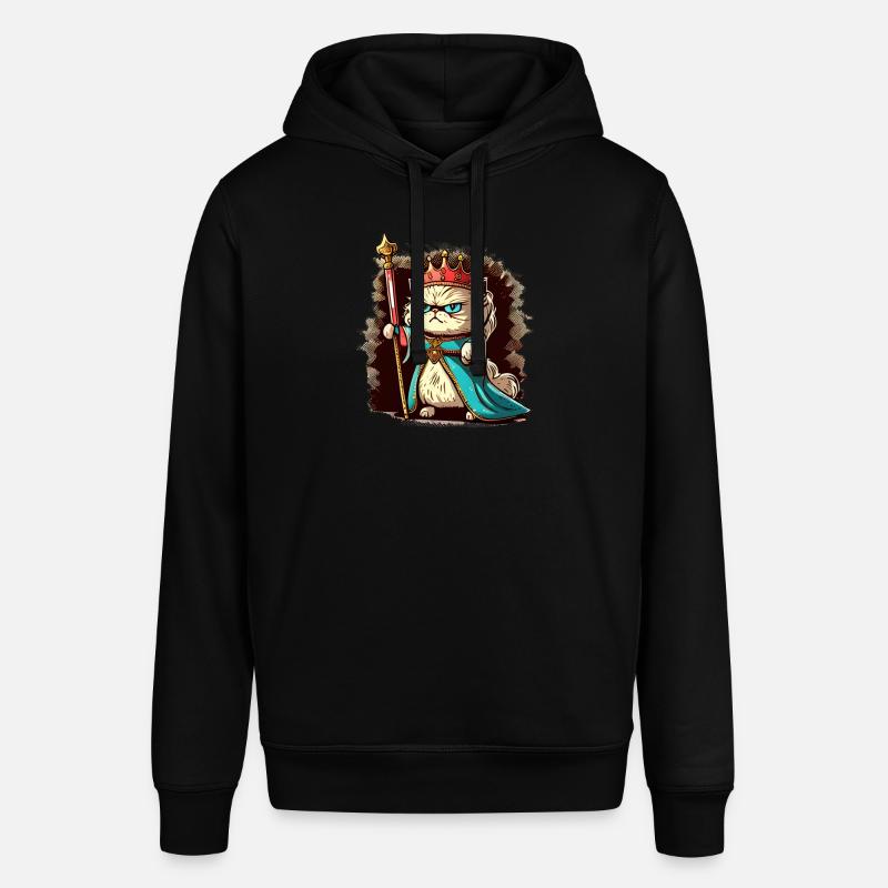 Coupe Chat Royal - Sweat à capuche SOUNDER Stanley/Stella Unisexe - noir