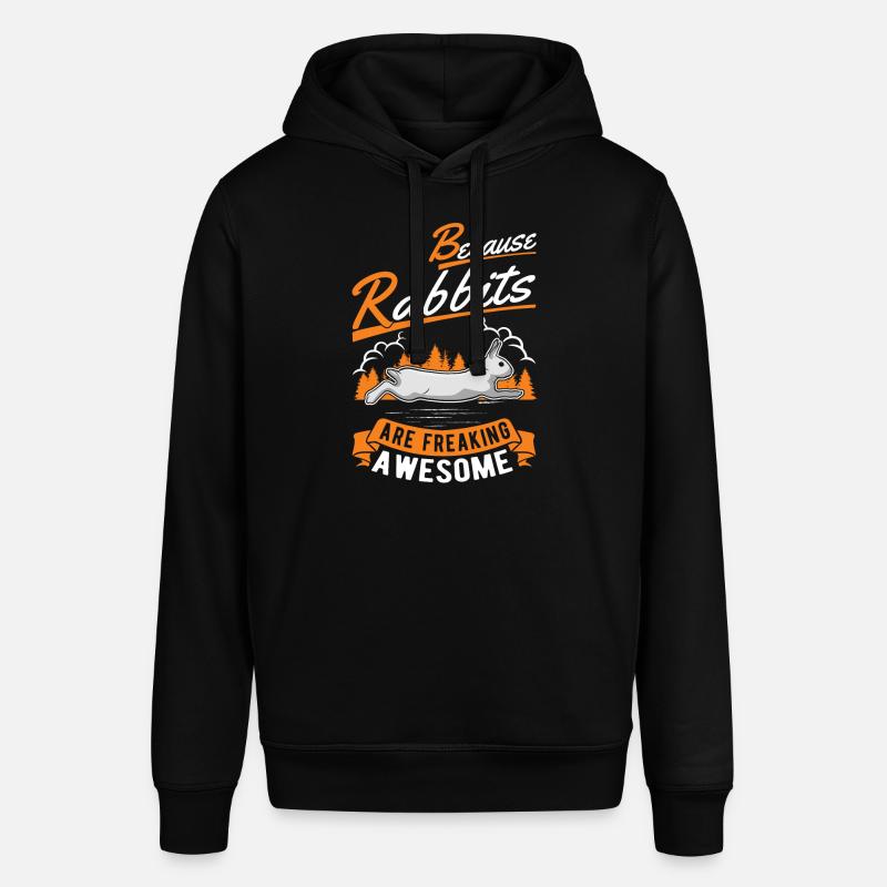 Rabbit Gift Rabbit Rabbit - Stanley/Stella SOUNDER Unisex Hoodie - black
