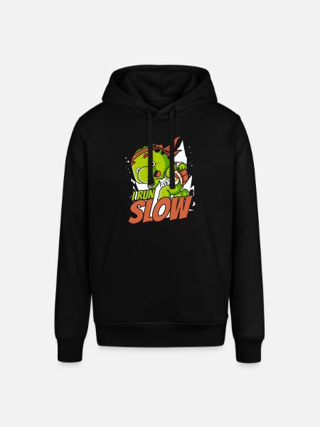 Jeg løber langsom vandskildpadde kæmpe skildpadde skildpadde - Stanley/Stella SOUNDER unisex hoodie - sort