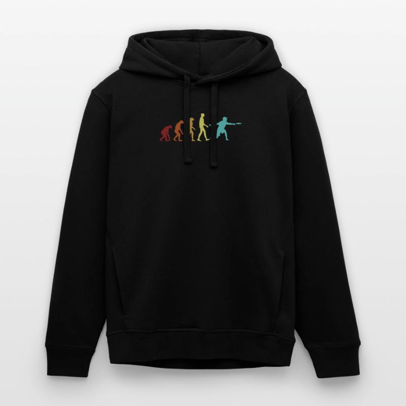 Disc Golf Evolution Korb Scheibe Disc Golfer Stanley/Stella Unisex Hoodie SOUNDER
