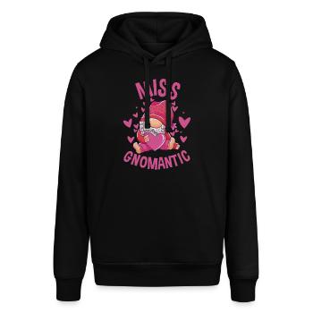 Drôle de Gnomes de jardin Couples Design Petite amie - Sweat à capuche SOUNDER Stanley/Stella Unisexe - noir - Devant - Alina (178cm) & Michal (187cm)