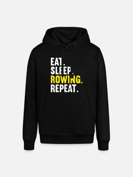 Rowing Row Boat Rower - Stanley/Stella SOUNDER Unisex Hoodie - black