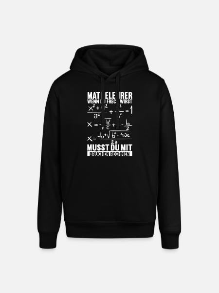 Mathe Mathelehrer - Stanley/Stella Unisex Hoodie SOUNDER - Schwarz
