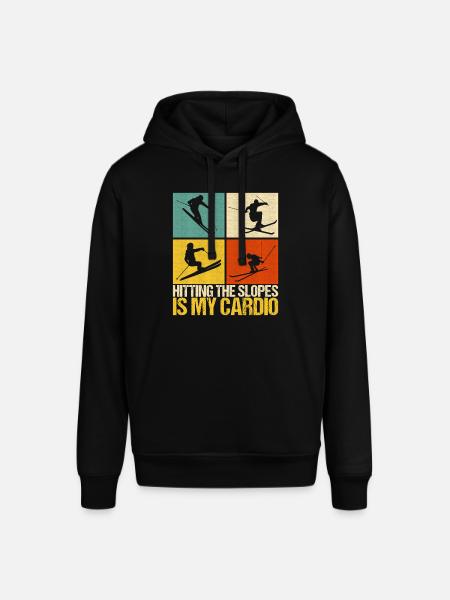 Skiers - Stanley/Stella SOUNDER Unisex Hoodie - black
