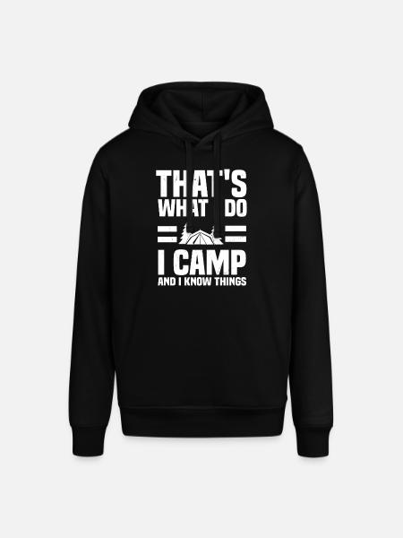 Camping - Stanley/Stella SOUNDER Unisex Hoodie - black