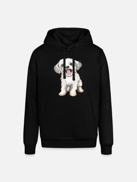 Petit caniche mignon - Sweat à capuche SOUNDER Stanley/Stella Unisexe - noir