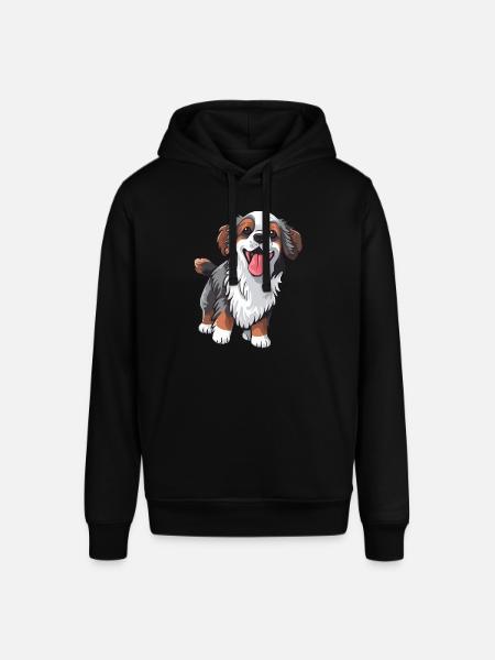 Chien mignon fidèle - Sweat à capuche SOUNDER Stanley/Stella Unisexe - noir