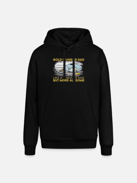 Gold Panning Dad - Stanley/Stella SOUNDER Unisex Hoodie - black