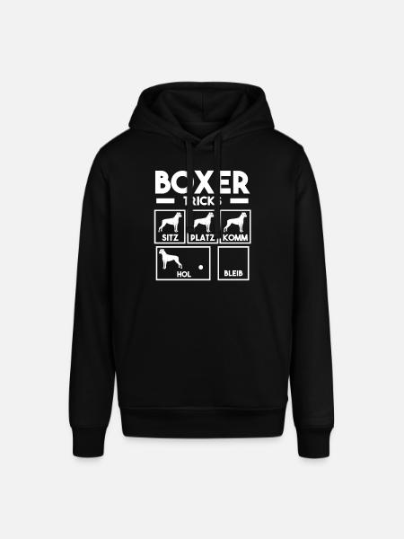 Hund Boxer - Stanley/Stella Unisex Hoodie SOUNDER - Schwarz