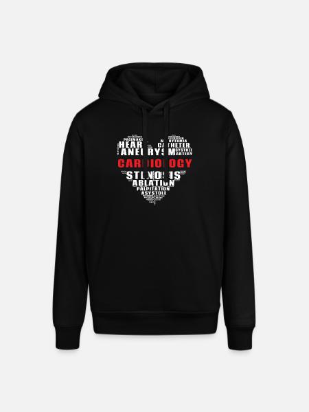 Cardiology Nurse Cardiologist - Stanley/Stella SOUNDER Unisex Hoodie - black
