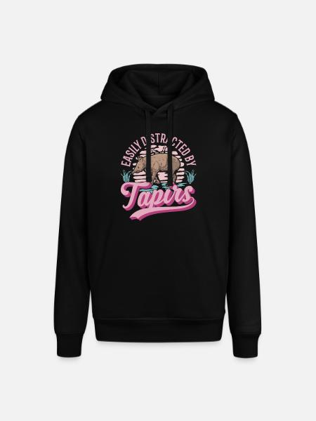 Easily distracted by Tapirs - Stanley/Stella Unisex Hoodie SOUNDER - Schwarz