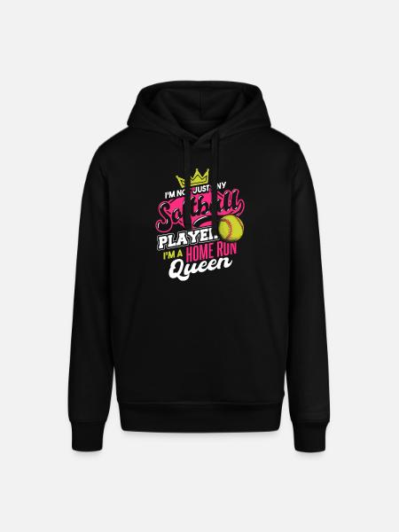 I'm A Home Run Queen - Stanley/Stella SOUNDER Unisex Hoodie - black