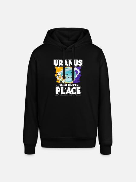 Uranus Planet Gift - Stanley/Stella SOUNDER Unisex Hoodie - black