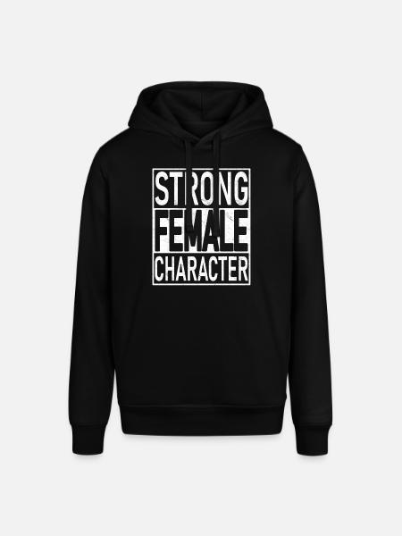 Strong Female Character - Stanley/Stella SOUNDER Unisex Hoodie - black