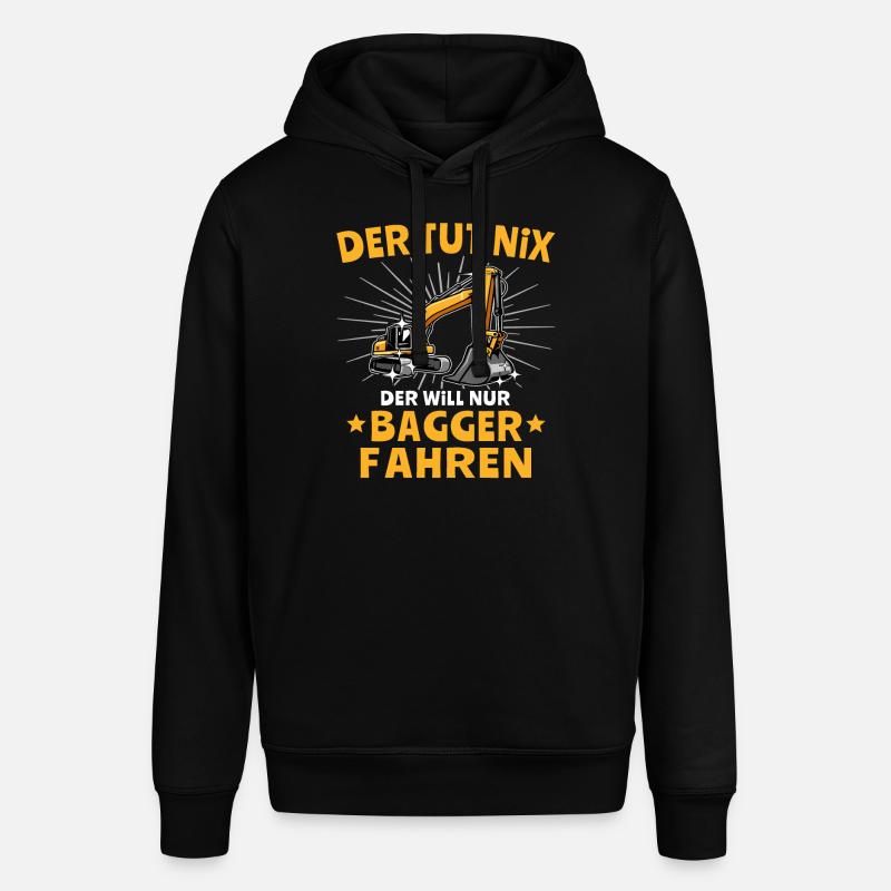 Baggerführer Bagger Baggerfahrer - Stanley/Stella Unisex Hoodie SOUNDER - Schwarz