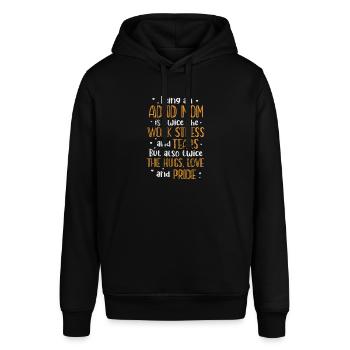 ADHS Mutter - Stanley/Stella Unisex Hoodie SOUNDER - Schwarz - Vorne - Alina (178cm) & Michal (187cm)
