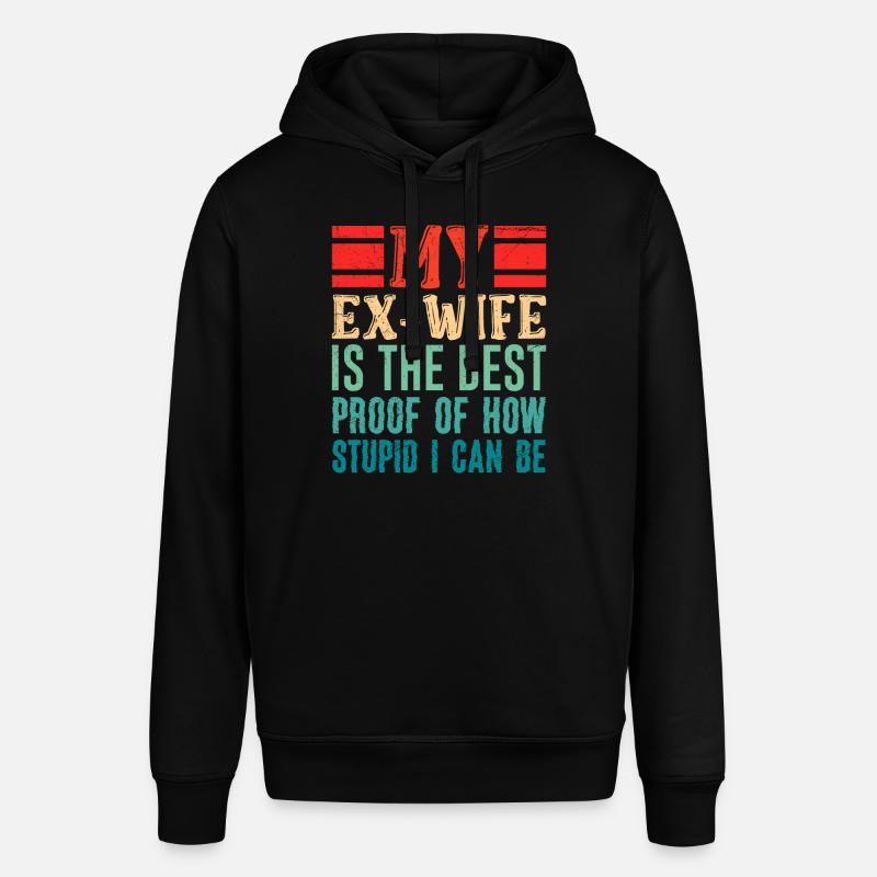 Scheidungsparty cooler Ex Mann Scheidung - Stanley/Stella Unisex Hoodie SOUNDER - Schwarz