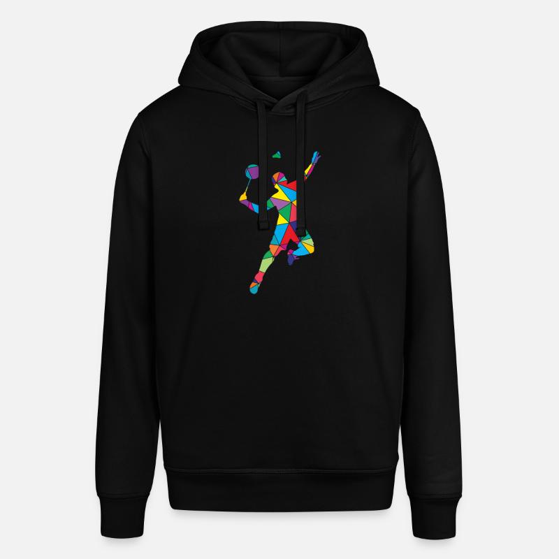 Basse Poly Federball Polygon Badminton - Sweat à capuche SOUNDER Stanley/Stella Unisexe - noir