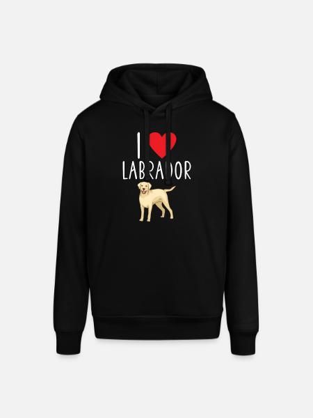 Labrador Lover Gifts - Stanley/Stella SOUNDER Unisex Hoodie - black