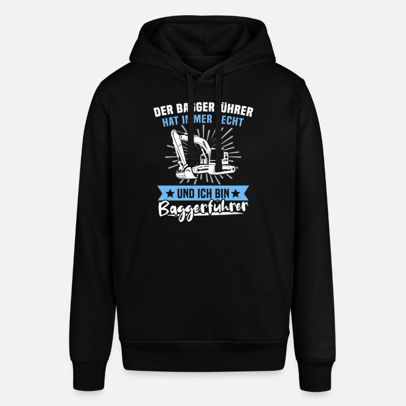 Baggerfahrer Baggerführer - Stanley/Stella Unisex Hoodie SOUNDER - Schwarz
