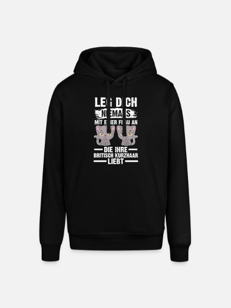 Britisch Kurzhaar Katze - Stanley/Stella Unisex Hoodie SOUNDER - Schwarz