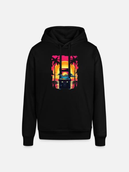 Pixel-Arcade-Controller Konsolenspieler-Abenteuer - Stanley/Stella Unisex Hoodie SOUNDER - Schwarz