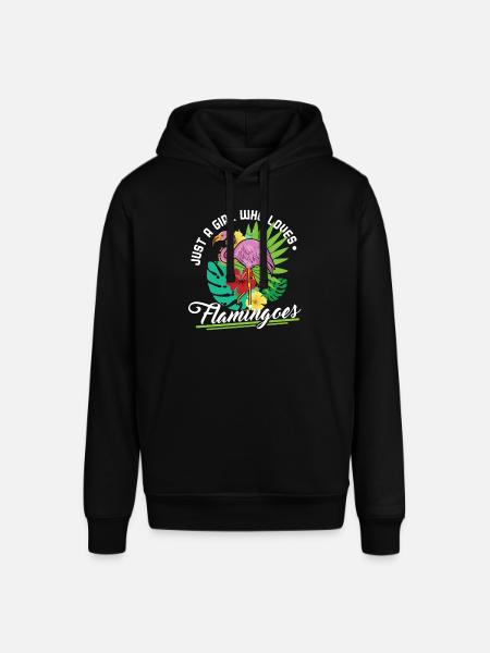 Flamingo Mädchen - Stanley/Stella Unisex Hoodie SOUNDER - Schwarz