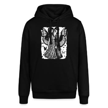 Anarchy Fan Skull avec Mohawk Crazy Antisocial Pu - Sweat à capuche SOUNDER Stanley/Stella Unisexe - noir - Devant - Alina (178cm) & Michal (187cm)