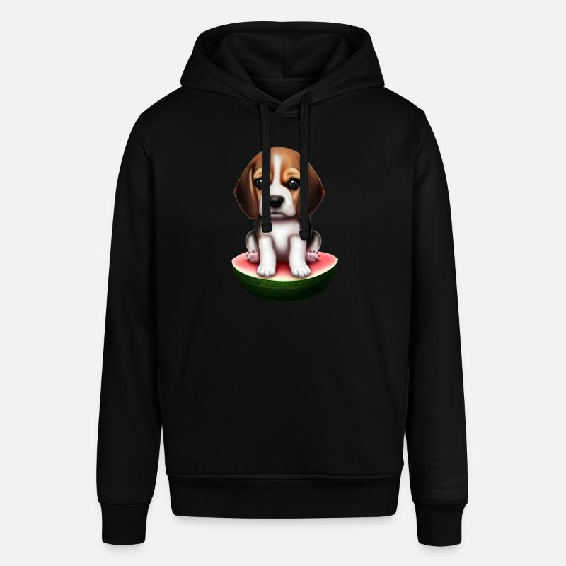 Baby Beagle sur pastèque - Sweat à capuche SOUNDER Stanley/Stella Unisexe - noir