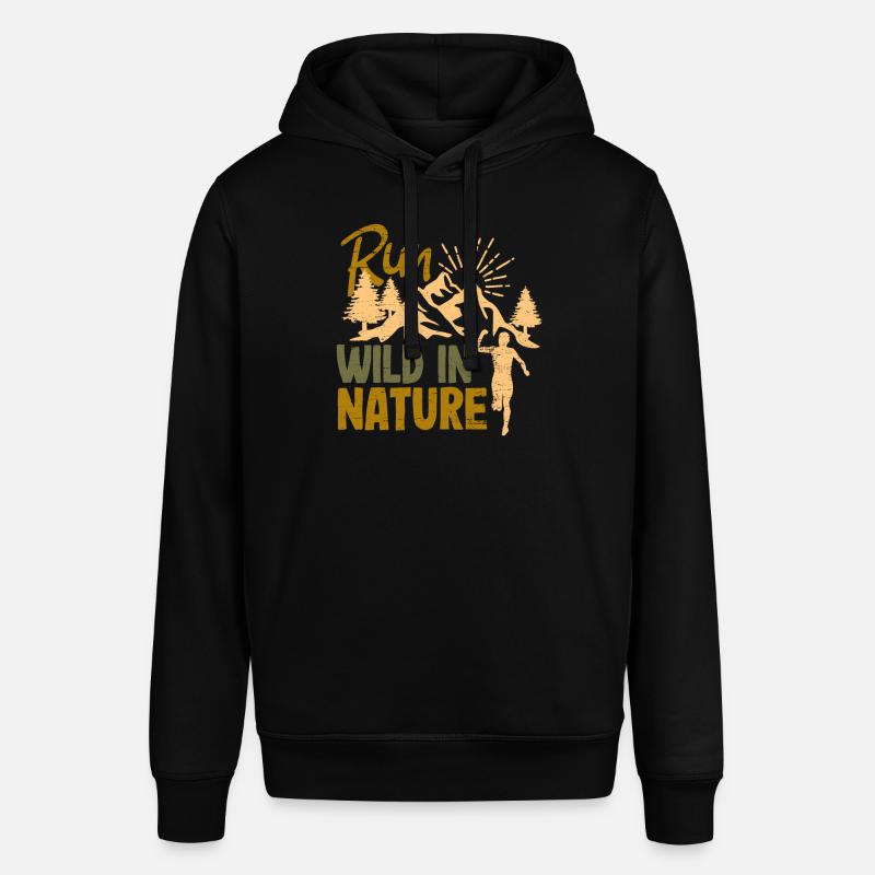 Courir dans la nature - Sweat à capuche SOUNDER Stanley/Stella Unisexe - noir