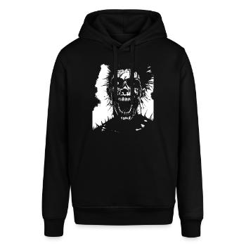 Punkrock Fan Skull avec Mohawk Crazy Antisocial P - Sweat à capuche SOUNDER Stanley/Stella Unisexe - noir - Devant - Alina (178cm) & Michal (187cm)
