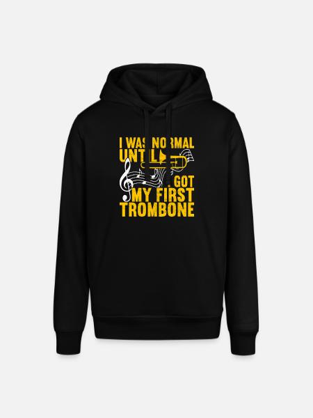 Posaune Trombone - Stanley/Stella SOUNDER Unisex Hoodie - black