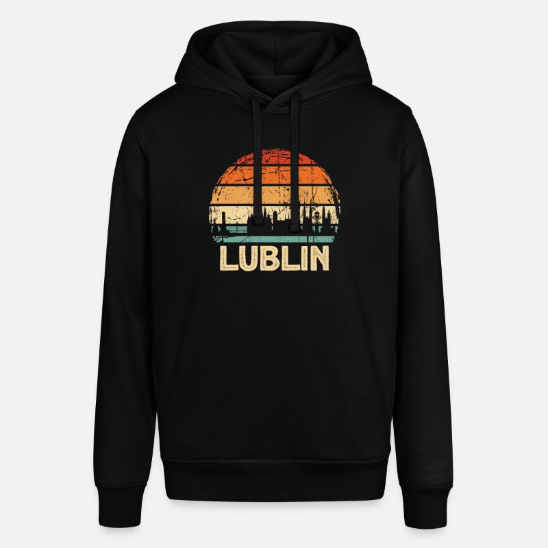 Pologne Lublin Skyline - Sweat à capuche SOUNDER Stanley/Stella Unisexe - noir