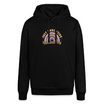 ADHS ADHD Aufmerksamkeit Defizit Geschenk - Stanley/Stella Unisex Hoodie SOUNDER - Schwarz - Vorne - Alina (178cm) & Michal (187cm)