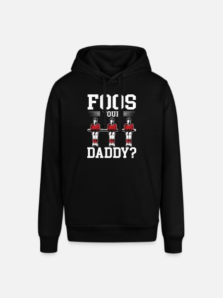 Foos din far bord fodbold bordfodboldspiller mænd - Stanley/Stella SOUNDER unisex hoodie - sort