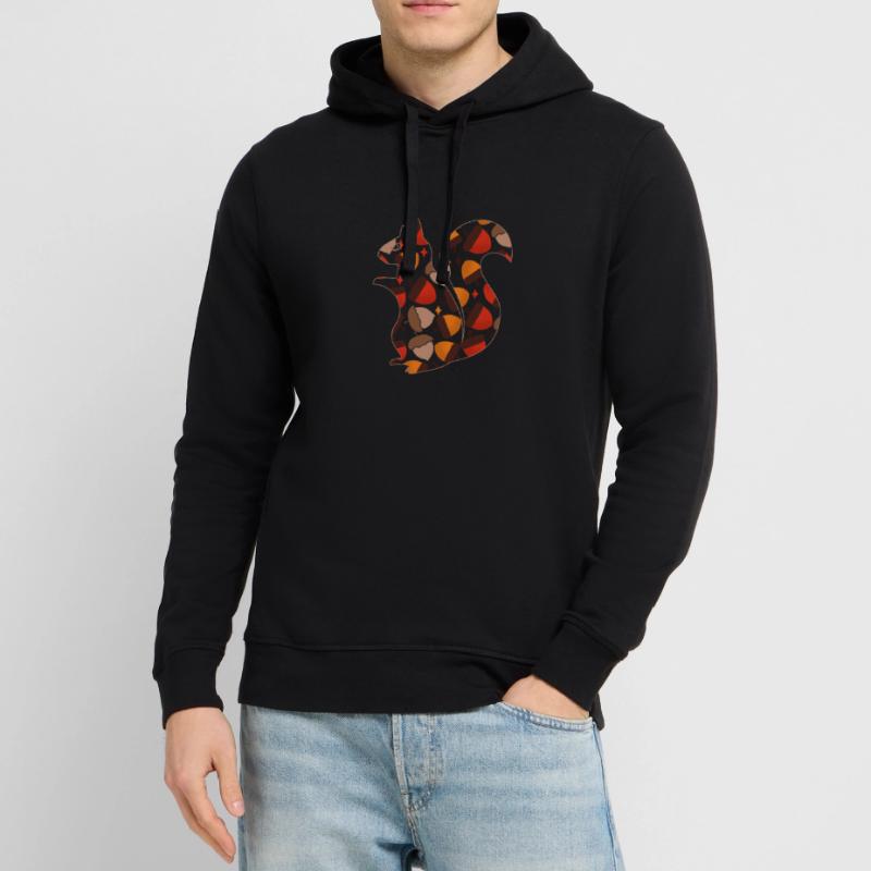 Squirrel Pattern Type Color Background Nut Stanley/Stella SOUNDER Unisex Hoodie