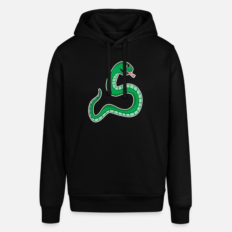 Serpent - Serpent vert - Sweat à capuche SOUNDER Stanley/Stella Unisexe - noir