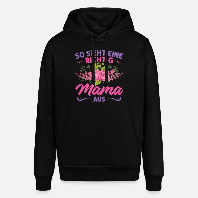 Mutter Mama Tochter Geschenk - Stanley/Stella Unisex Hoodie SOUNDER - Schwarz