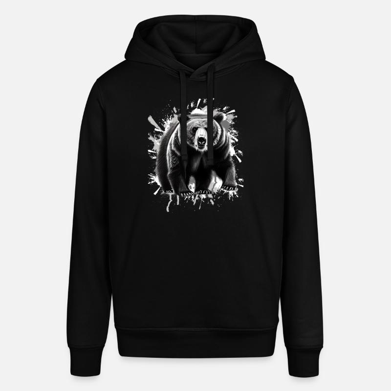 Ours - Sweat à capuche SOUNDER Stanley/Stella Unisexe - noir