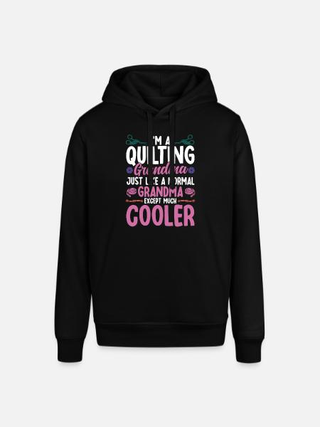 Quilting Gift Sewing Knitting Quilter - Stanley/Stella SOUNDER Unisex Hoodie - black