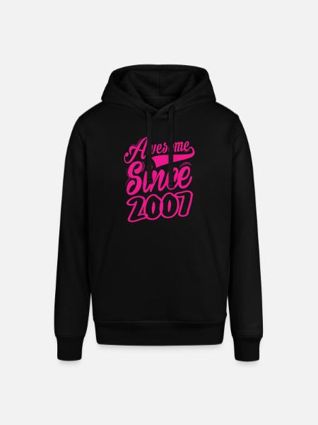 Awesome Since 2007 - Stanley/Stella SOUNDER Unisex Hoodie - black