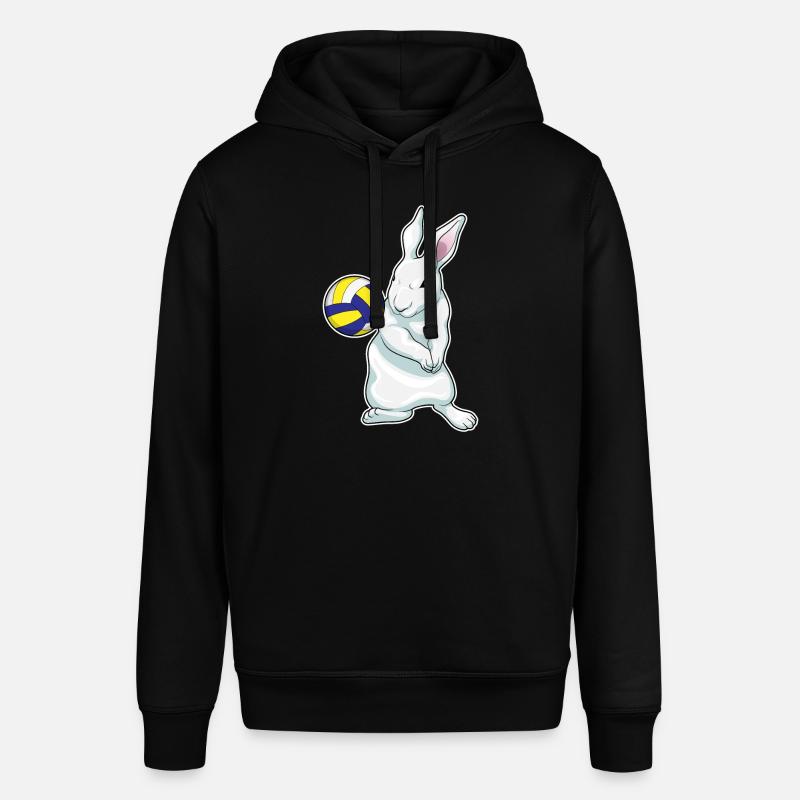 Volley-ball de lapin - Sweat à capuche SOUNDER Stanley/Stella Unisexe - noir