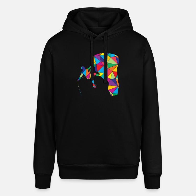 Grimpeur Polygone Climber - Sweat à capuche SOUNDER Stanley/Stella Unisexe - noir
