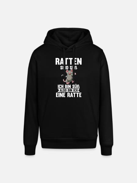 Nagetier Ratte Ratten - Stanley/Stella Unisex Hoodie SOUNDER - Schwarz