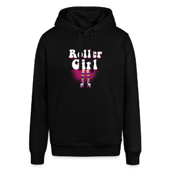 Inline Skater - Stanley/Stella Unisex Hoodie SOUNDER - Schwarz - Vorne - Alina (178cm) & Michal (187cm)