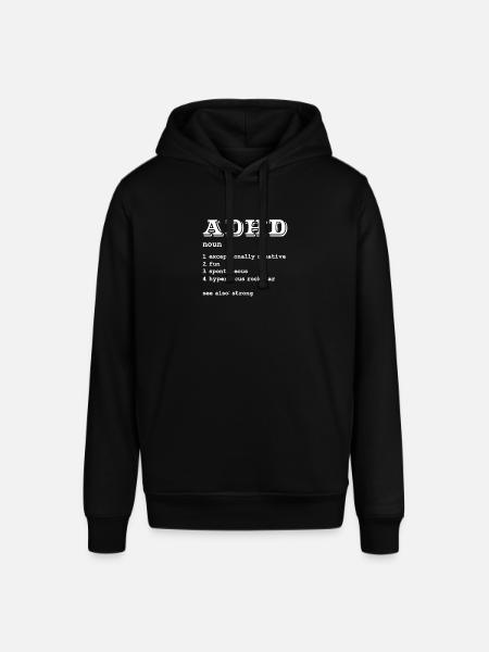 ADHD ADHD Attention Deficit Gift - Stanley/Stella SOUNDER Unisex Hoodie - black