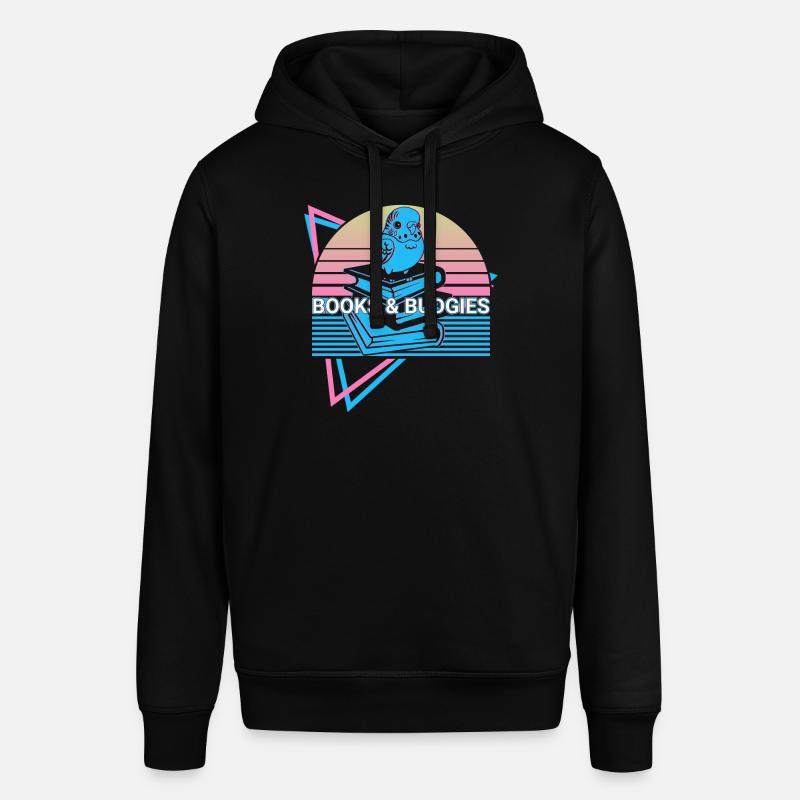 Perruche Perruche Rétro - Sweat à capuche SOUNDER Stanley/Stella Unisexe - noir