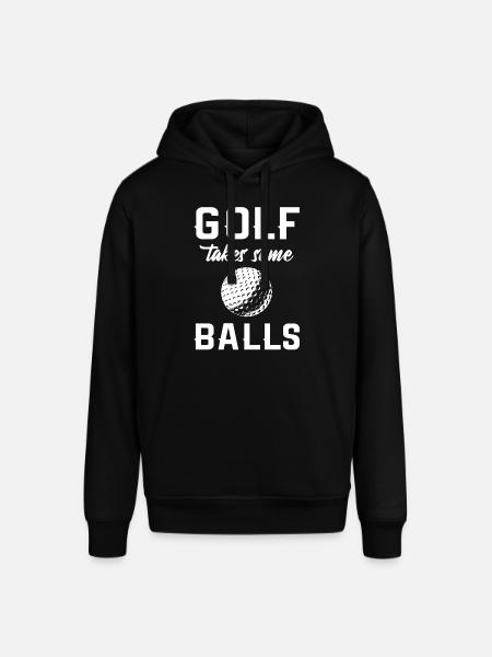 Funny golfer golfer - Stanley/Stella SOUNDER Unisex Hoodie - black