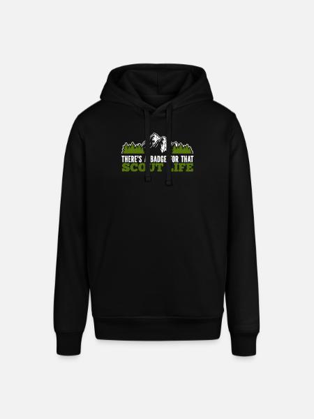 Boy Scout Badge - Stanley/Stella SOUNDER Unisex Hoodie - black