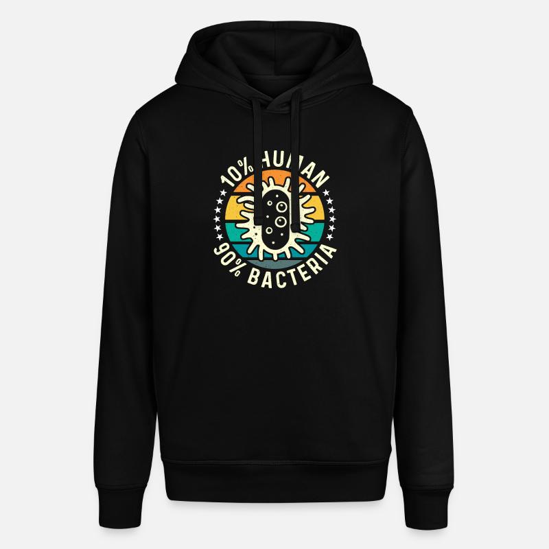 Microbiologiste 10% humain 90% bactéries Microbiologie - Sweat à capuche SOUNDER Stanley/Stella Unisexe - noir